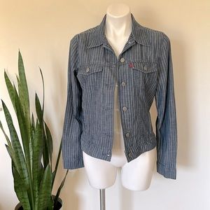 Levi's Light-Weight Pinstriped Denim Jacket